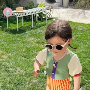 Summer Patchwork Swimwear for Kids