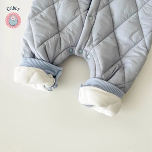 Warm Fleece Baby Rompers for Winter