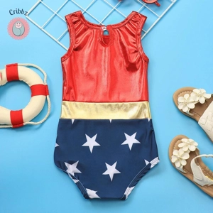 Princess Charm Kids Two-Piece Beach Swimsuit