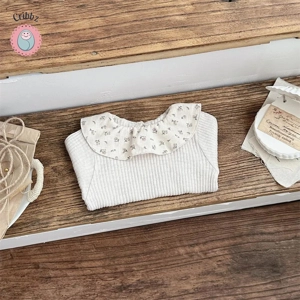 Cute Floral Baby Bottoming Shirt