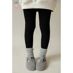 Kids Thermal Elastic Leggings for Spring