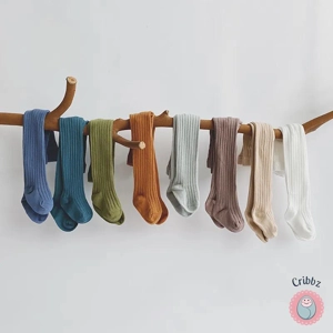 Cotton Knitted Tights for Baby Girls