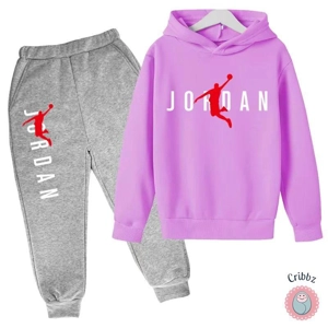 Charming Hoodie and Trousers Set for Kids