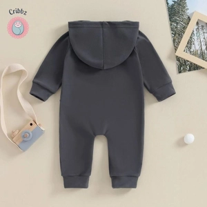 Baby Boy Hooded Romper Jumpsuit