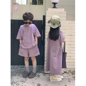 Summer Kids Striped Clothing Set