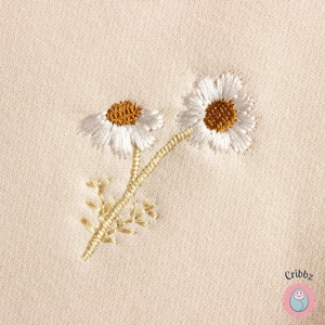 Baby Girls Fleece Daisy Sweatshirt and Jogger Set