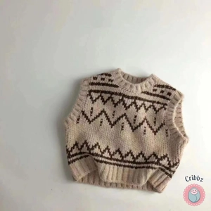 Warm Knit Waistcoat for Kids