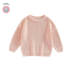 Knitted Long Sleeve Baby Sweater