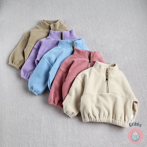 Baby Fleece Sports Suit with Hoodie