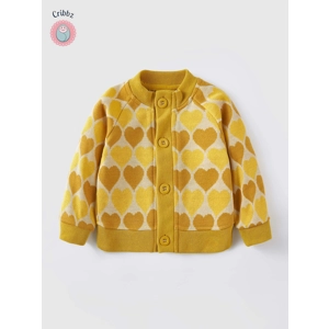 Cute Cartoon Knitting Coat for Infants