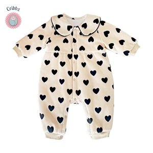 Winter Baby Girls Cotton Rompers Jumpsuit