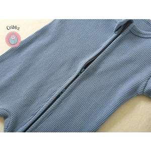 Organic Cotton Baby Zippered Romper Jumpsuit