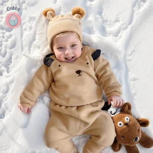Warm Winter Baby Clothing Set