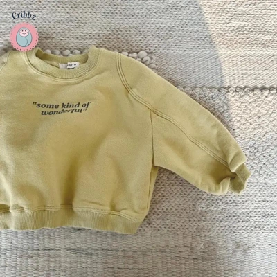 Infant Long Sleeve Letter Print Sweatshirt title=