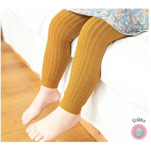 {Spring Kids Elastic Cropped Leggings