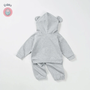 Baby Boys Rainbow Bear Ear Outfit Set