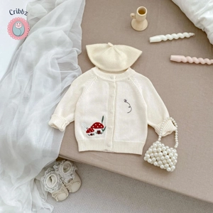 Cute Knitted Cardigan for Infants