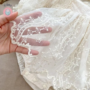Lace Princess Bodysuit Dress for Infants