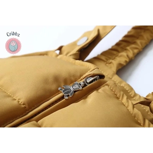 Thick Fur Lined Kids Ski Outfit Set