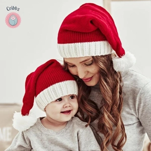 Christmas Family Knit Hat Set