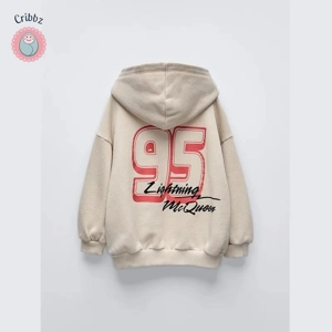 Car Pattern Kids Hooded Sweatshirt