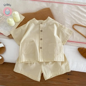 Casual Boys Short Sleeve Clothing Set