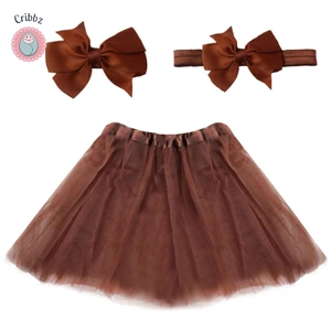Cute Tutu Skirt and Headband Set