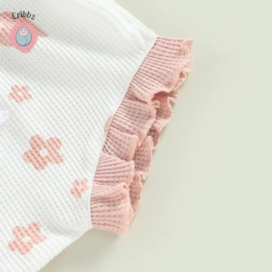 Knit Toddler Clothes Set with Shell Print