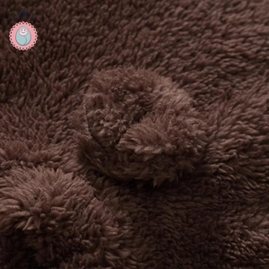 Winter Plush Baby Cartoon Hooded Romper