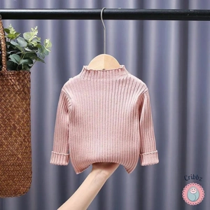 Childrens Half Turtleneck Knit Pullover