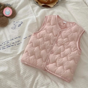 Cozy Hooded Kids Winter Vest Jacket