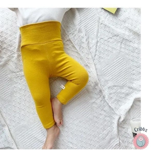 Cotton Ribbed Leggings for Infants