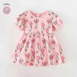 Winnie Pooh Summer Dress for Baby Girls