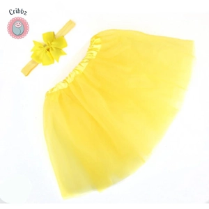 Cute Baby Girls Tutu Skirt and Headband Set