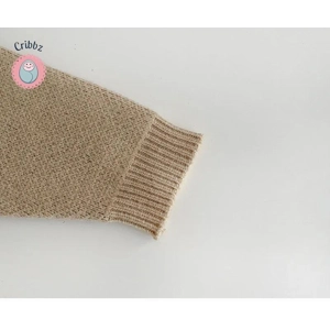 Baby Girl Lion Knit Sweater