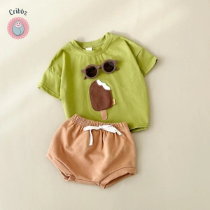 Newborn Summer Ice Cream Clothing Set
