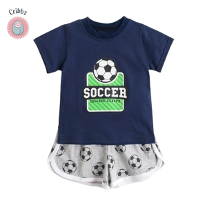 Sporty Baby Boys Casual Outfit Set