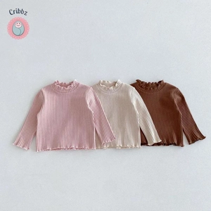 Cute Autumn Knit Undershirt for Kids