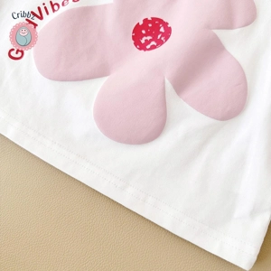 Cartoon Wave T-shirt and Beach Shorts Set