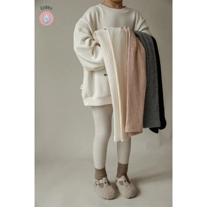 Kids Thermal Elastic Leggings for Spring