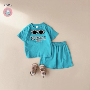 Summer Baby Boys Fashion T-shirt and Shorts Set