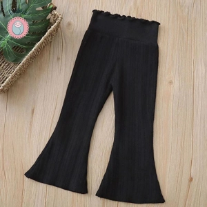 Adorable Knitted Wide Leg Trousers for Girls