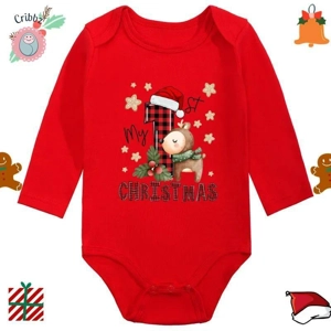 My First Christmas Baby Romper Set