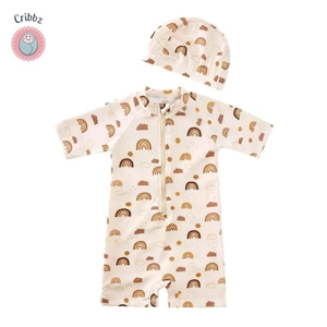 UV Protection One-Piece Swimsuit for Kids