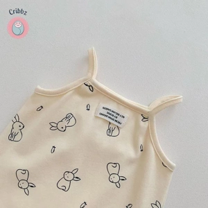 Summer Cotton Baby Bodysuit for Girls