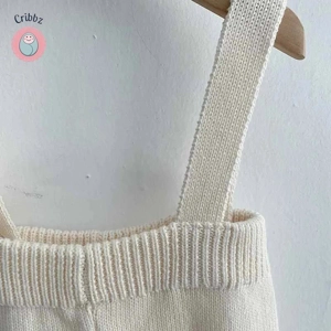Knitted Baby Overall Sweater Pants 0-2Y