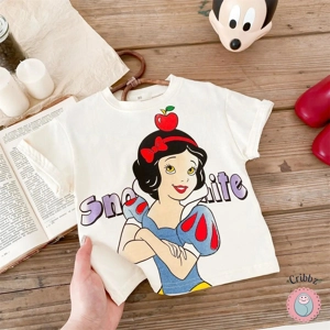 Cute Summer Girls T-Shirt with Minnie Mouse
