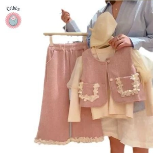 Toddler Girl 3PCS Spring Autumn Outfit