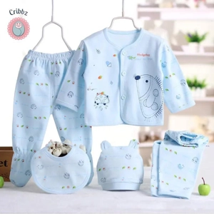 Soft Cotton Hedgehog Baby Clothing Set