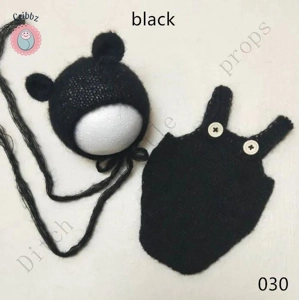 Handcrafted Mohair Baby Bonnet and Pants Set